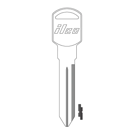 [P1107] Ilco P1107 GM Key Blank B89