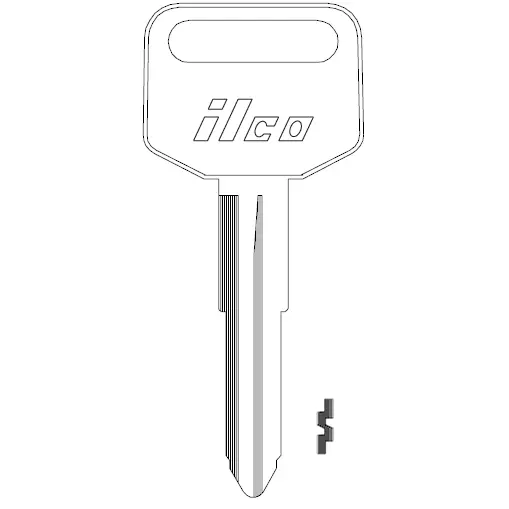 X160 Ilco Hyundai Key Blank – HY2