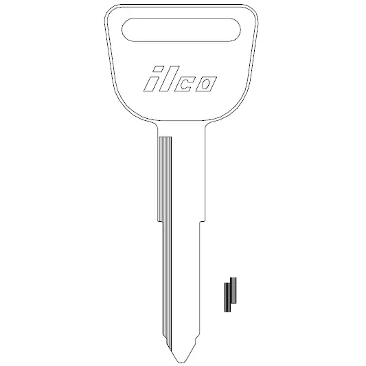 X181 Ilco Honda Key Blank – HD90