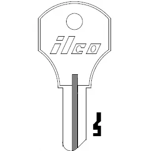 [1000V] 1000V Ilco Key Blank – CO26