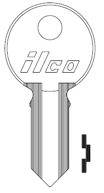 Ilco 1041H Illinois Key Blank