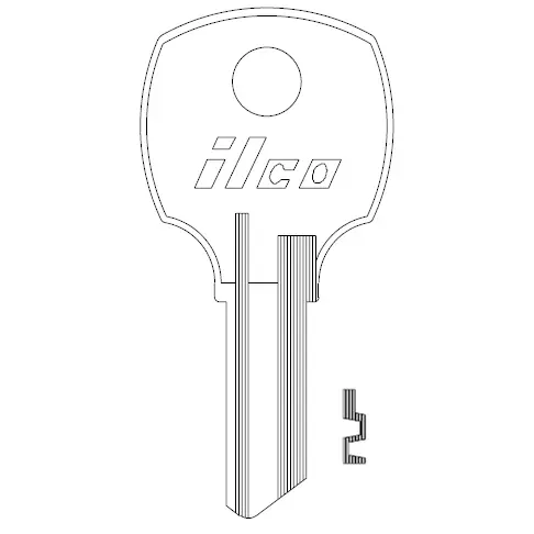 [1069N] 1069N Ilco Key Blank – RO3