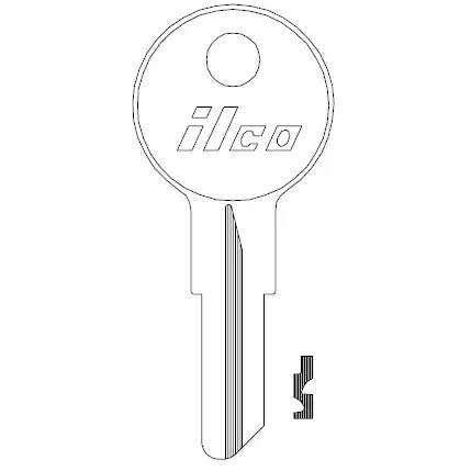 1098GX Ilco Gas Cap Key Blank – B52
