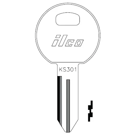 Ilco 1665 Key Blank TM18