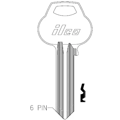 A1011-L4 Ilco Corbin Key Blank – L4