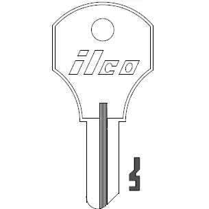 S1000V Ilco Key Blank – CO68