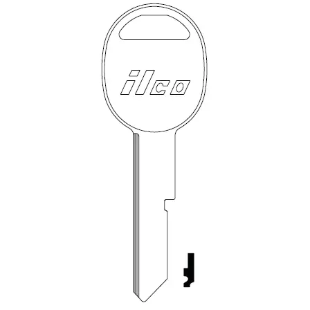 S1098H Ilco GMC “H” Key Blank – B45