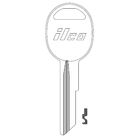 [S1970AM] S1970AM Ilco American Motors Key Blank – RA3