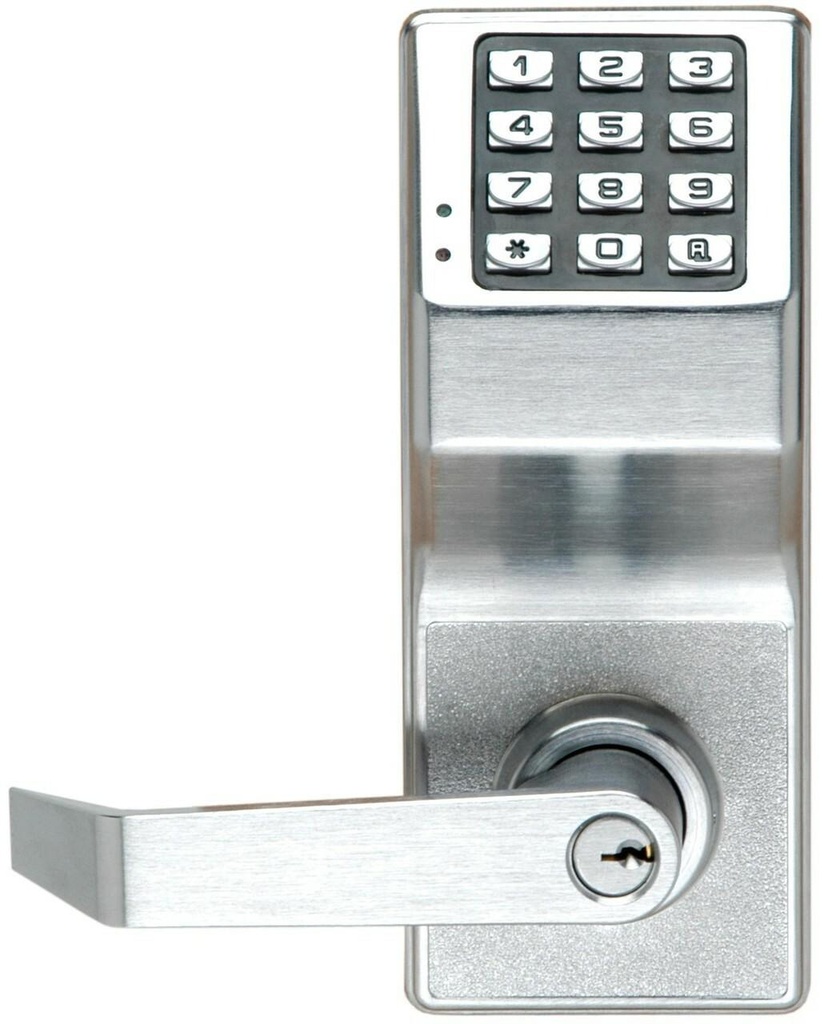 Alarm Lock Trilogy Standalone Digital Cylindrical Keyless Door Locks Satin Chrome 26D