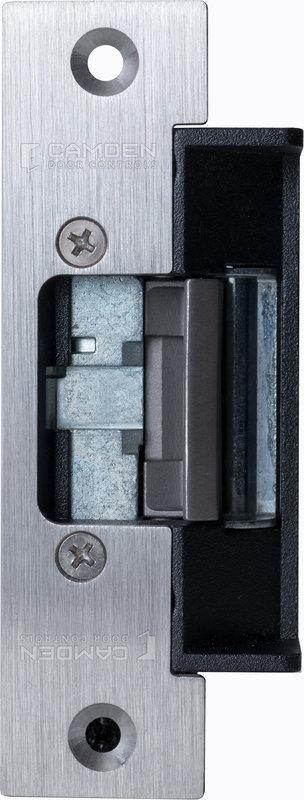 Camden CX-ED2079 Universal' electric strike, 12/24V AC/DC, fail safe/fail secure operation, horizontal adjustment, c/w 3 stainless steel faceplates (CX-ESP1B, ESP3B & ESP4B)