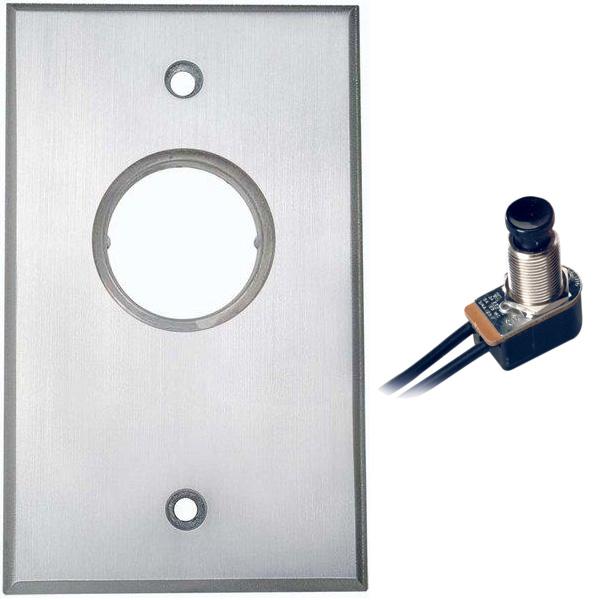 [CM-1100] Camden CM-1100 Series Cast Aluminum, Flush Mount Key Switch, SPST Momentary N/O