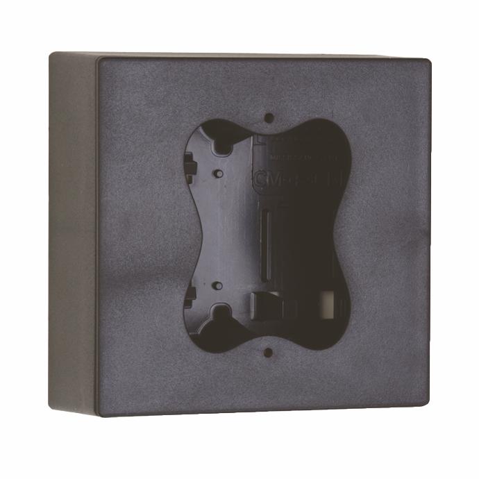 Camden Double Gang Surface Mounting Box, Double Walled, Flame And Inpact Resistant 4.5X4.5X2In For Cm-60 Series
