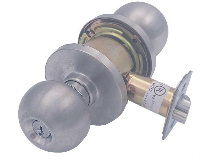 Dorex GX1B Grade 1 Knob Classroom Satin Stainless Steel