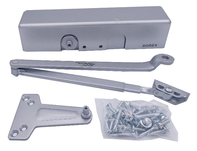 Dorex 1900AL Grade 1 Aluminum Door Closer Adjustable 2-6