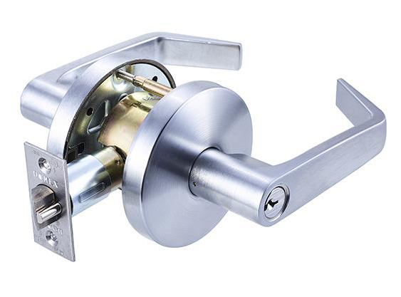 Dorex FH53C26D-O Grade 2 Clutched Entrance Satin Chrome Leverset