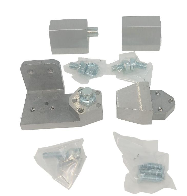 Dorex Door Pivot Set Non-handed Jamb Mount Left Hand(3/4" Offset) Aluminum Finish