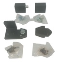 Dorex Door Pivot Sets 1/8: Recessed Jamb Mount Right Hand (3⁄4″ Offset) Duranodic Brown