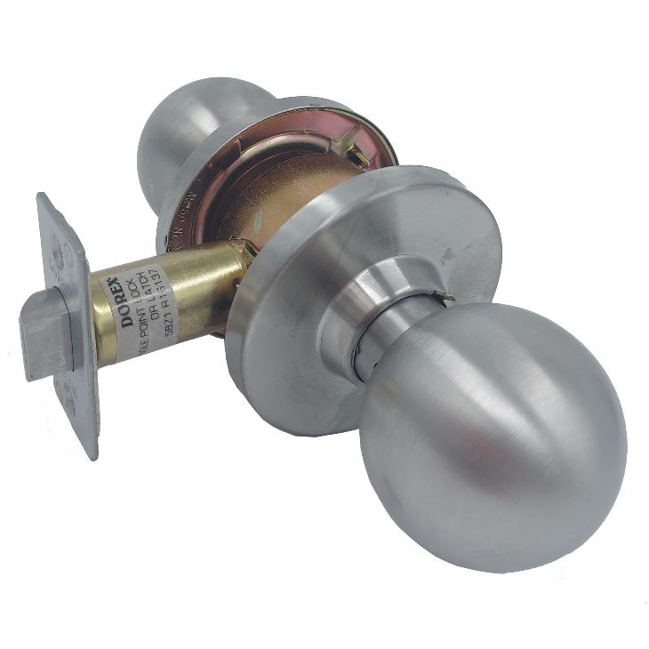 Dorex TL10BC32D Grade 2 Passage Set Satin Chrome