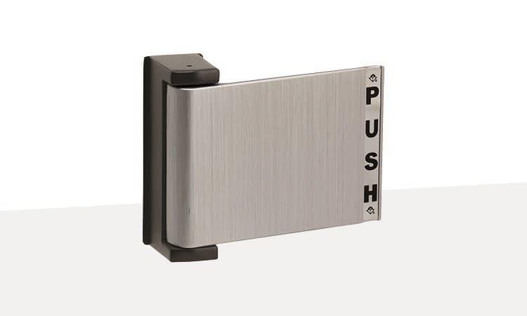 Adams Rite Push Paddle For Use With 4510 Deadlatch Aluminum (Push To Right) For 2-1/4 - 2-1/2In Thick Doors