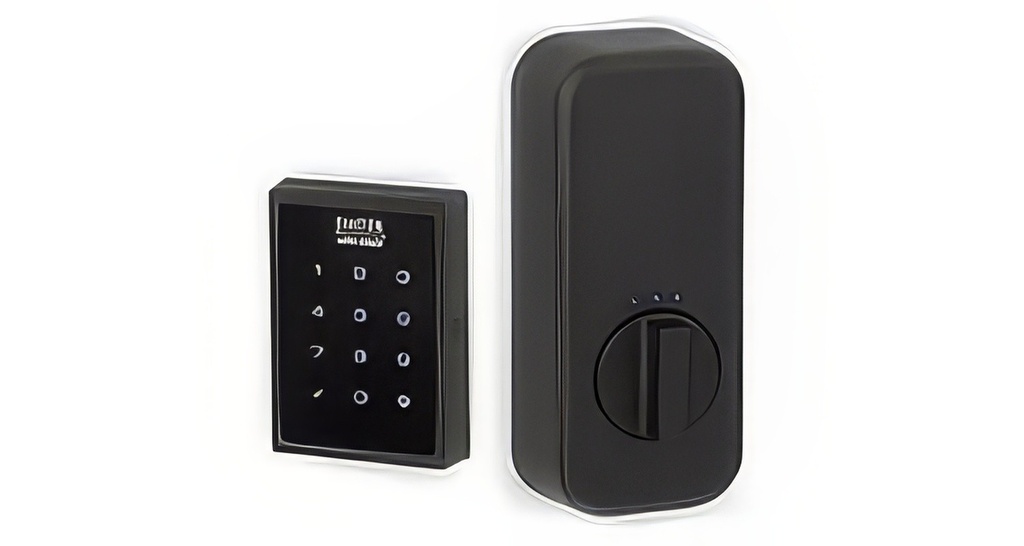 Emtek EMP1101US10B EMPowered Motorized Touchscreen Smart Keypad Deadbolt