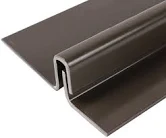 [2103] Frontline 2103 Interlock Astragal Steel Powder Coated Brown 2.375W (2-3/8) (For Outswing Doors)