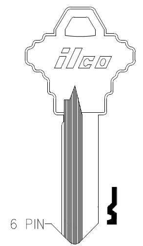 [JT--101E-NS] Jet SC9 Schlage Key Blank A1145E