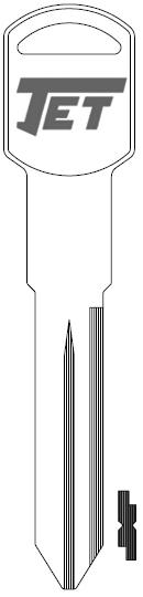 [B89-NP] Jet P1107 GMC Key Blank B89