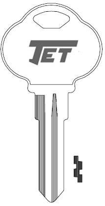Ilco CLB14-NP Club Key Blank 1591N