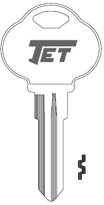 Jet 1573A Club Key Blank CB1