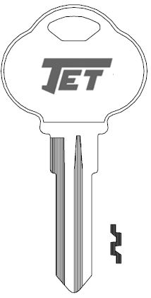 [CB8-NP] Jet 1581H Club Key Blank CB8