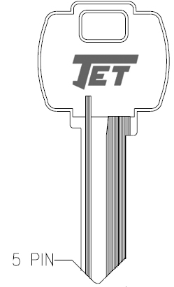Jet FA1 Falcon Key Blank 1054WC
