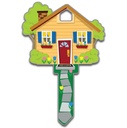 Lucky Line B105K Home Key Shape KW1/11 Keyway