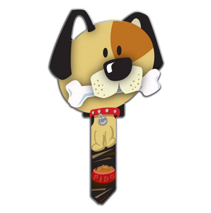 [B114K] Lucky Line B114K Dog Key Shape KW1/11 Keyway