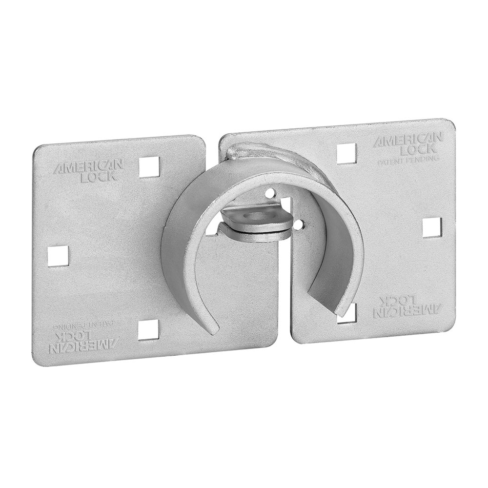 American Lock A801 8-3/4" (22.2cm) Hidden Shackle Padlock Hasp, Fastens to Lock