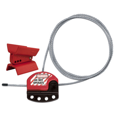 [S3921] Master Lock S3921 Butterfly Valve Lockout Kit, Device and S806CBL3