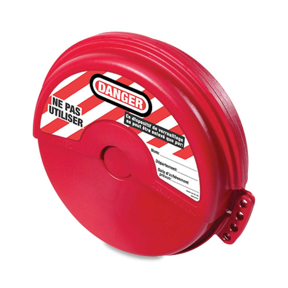 [482] Master Lock 482 Rotating Gate Valve Lockout, 4"-6-1/2" (10.2cm-16.5cm) Diameter Handles