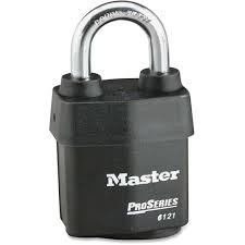 [6121KA 17G107] Master Lock 6121KA 2-1/8" (54mm) Wide ProSeries® Weather Tough® Laminated Steel Rekeyable Pin Tumbler Padlock, Keyed Alike w/ 17G107 Keyway 