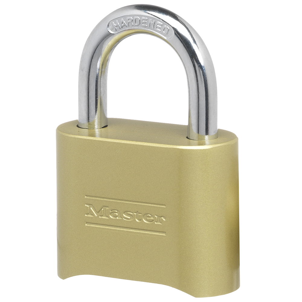 [175] Master Lock 175 2" (51mm) Wide Resettable Combination Brass Padlock