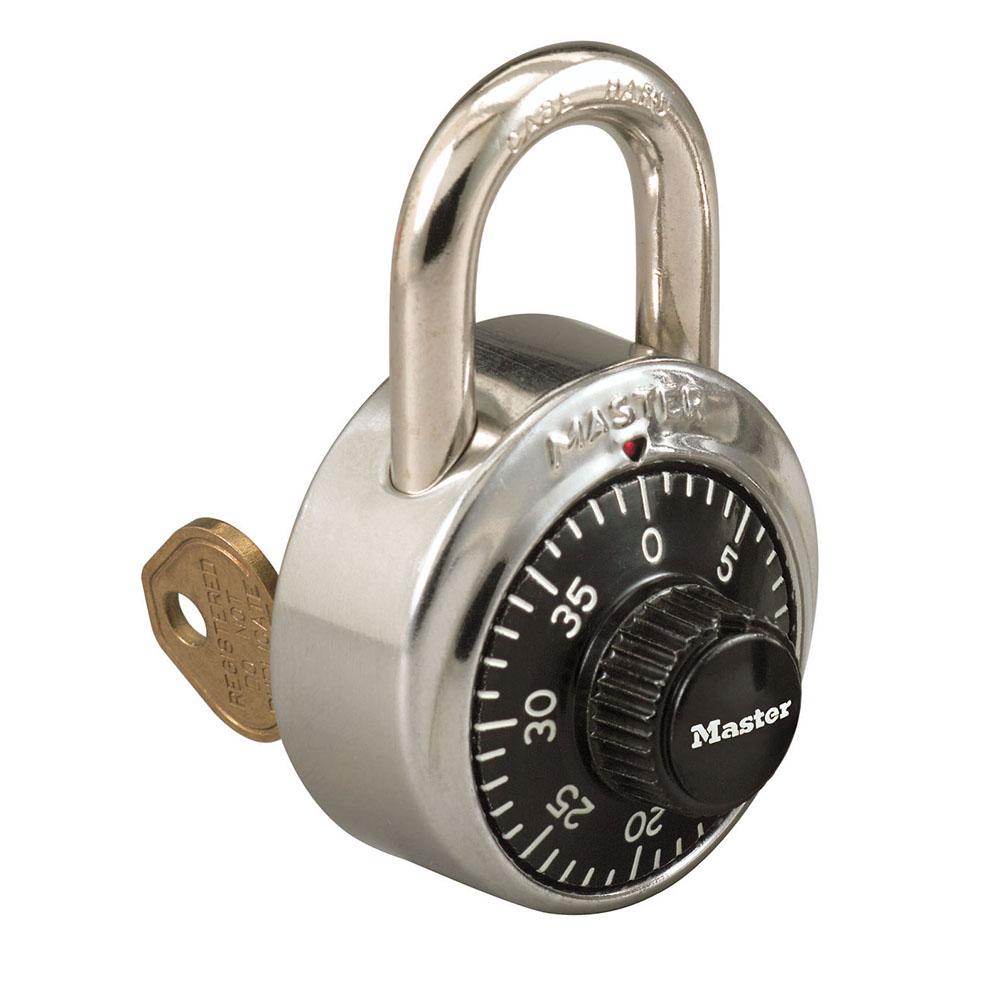 [1525 V60] Master Lock 1525 1-7/8" (48mm) General Security Combination Padlock w/ Key Control Feature V60 