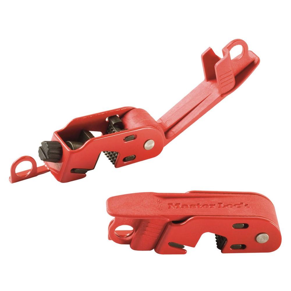 Master Lock 493B Grip Tight™ Circuit Breaker Lockout, Standard Single and Double Toggles