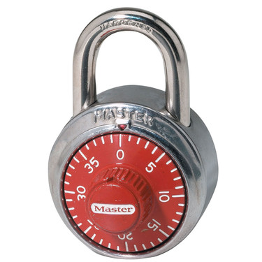 Master Lock 1504D 1-7/8" (48mm) Wide Combination Dial Padlock