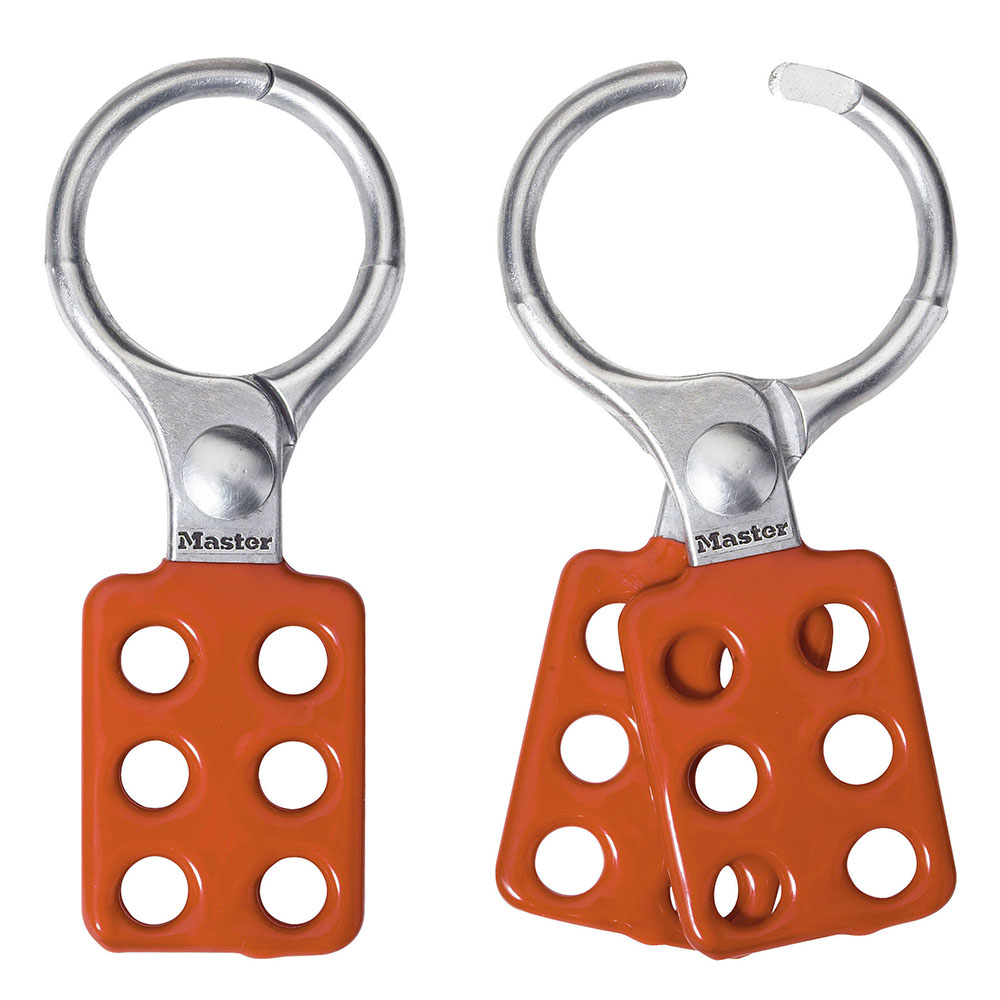 [417] Master Lock 417 Aluminum Lockout Hasp, 1-1/2" (38mm) Jaw Clearance 