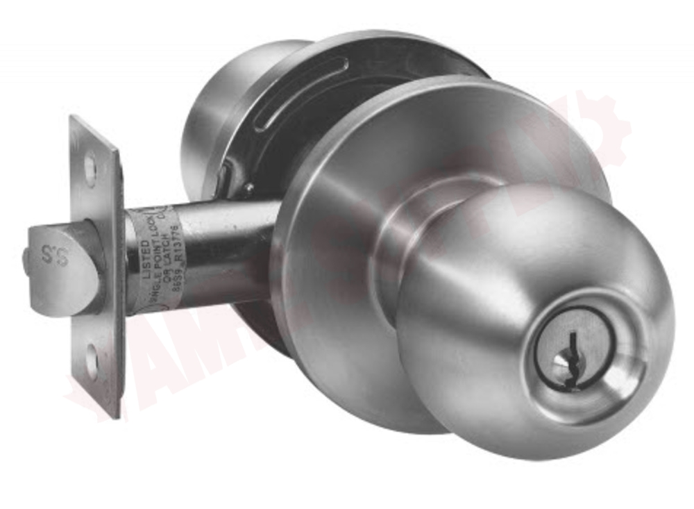 Bluscorpion 22-80Storeroom Lockset Weiser in Satin Steel