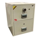 Brawn BIF-200C - 2 Drawer Fire-Proof Filing Cabinet with Combination Dial