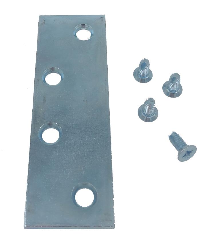 [9511-ZP] Template Hinge reinforcement Plate 1.2mm (1/16") offset