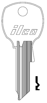 [1069L NA14] Ilco 1069L Key Blank NA14