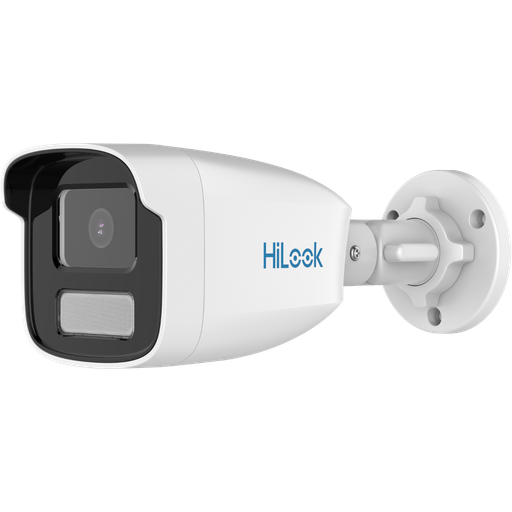 [IPC-B449H 4mm] HiLook ColorVu Lite, Outdoor Bullet, Metal camera body, 4MP, 4mm, 120 dB WDR, H.265+, IR 30m, IP67, PoE/12VDC