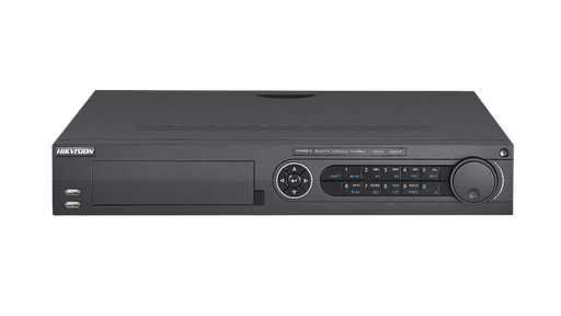 [DS-7316HUI-K4-4TB] HikVision Tribrid DVR, 16 Channel TurboHD/Analog, Auto-Detect, H.265+,  1080p/3MP/4MP/5MP 30/18/15/12fps + up to 18-ch 8MP IP Camera, 2-HDMI,  Alarm I/O, Front Panel Controls, 4TB