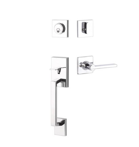 [WYMRC44-NIL-US26] Yale Marcel Entry Set with Nilsa Lever in Polished Chrome