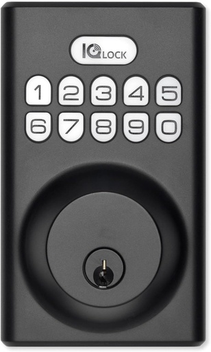 [IQDLK-PGK-MB] Qolsys IQDLK-PGK-MB PowerG Door Lock, Matte Black